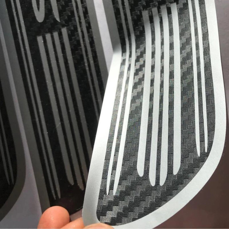 برچسب پارکابی خودرو رادیانس مدل کربن کد J22 مناسب برای Jac بسته 4 عددی