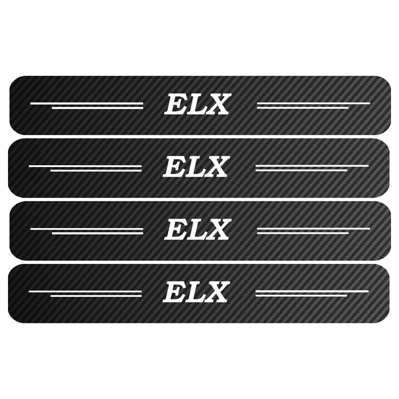 برچسب بدنه خودرو مهدیار طرح پارکابی کربن ELX کد SP190 بسته 4 عددی