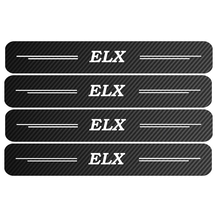 برچسب بدنه خودرو مهدیار طرح پارکابی کربن ELX کد SP190 بسته 4 عددی