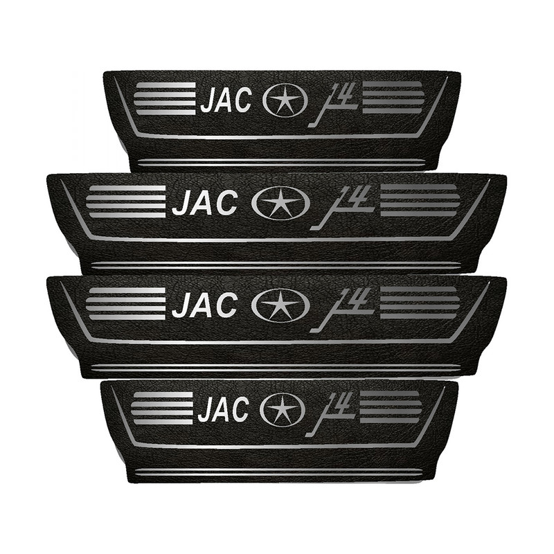 برچسب پارکابی خودرو مهدیار طرح چرم کد pka1022 مناسب برای jac j4 بسته 4 عددی