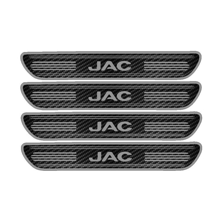 برچسب پارکابی خودرو رادیانس مدل کربن کد J22 مناسب برای Jac بسته 4 عددی