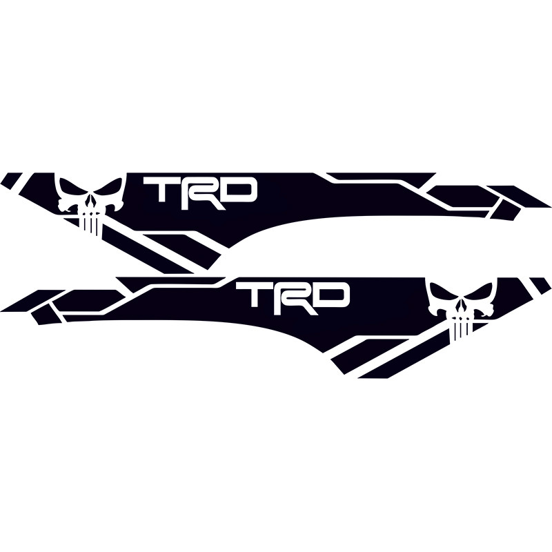 برچسب خودرو طرح TRD آفرود
