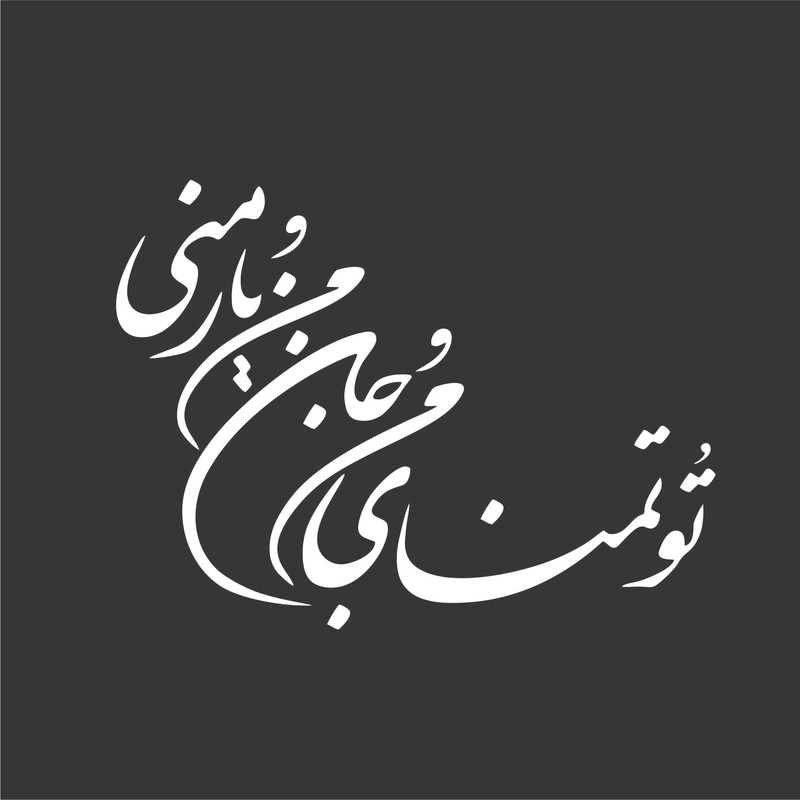 برچسب بدنه خودرو لیزارد مدل ادبی طرح تمنا کد LZD-197